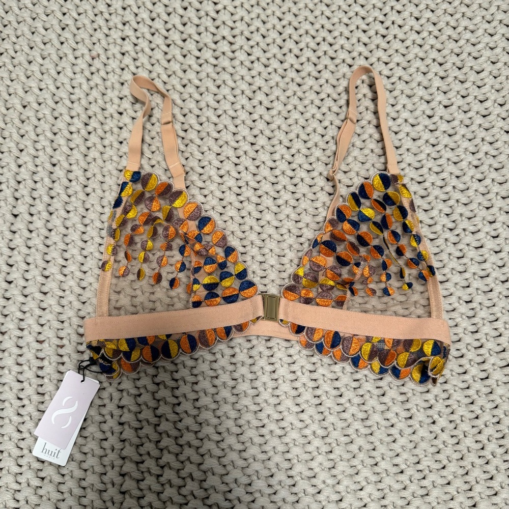 huit Deco Dots Wireless Bra